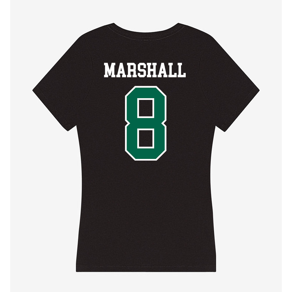Tulane - NCAA Women's Basketball : Mecailin Marshall - Women's V-Neck T-Shirt-1