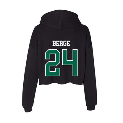 Tulane - NCAA Baseball : Cole Berge - Women's Crop Fleece Hoodie-1