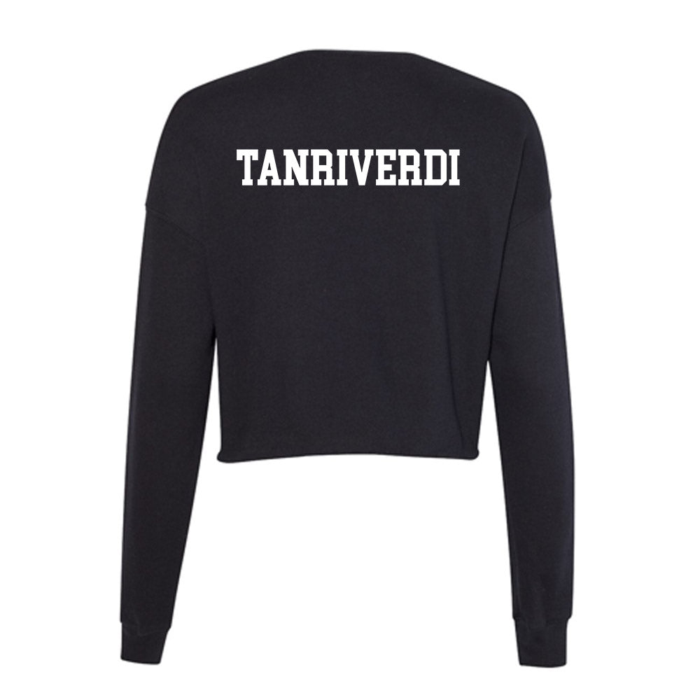 Tulane - NCAA Women's Swimming & Diving : Ece Tanriverdi - Women's Cropped Crew Fleece-1