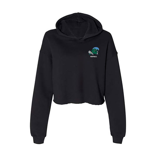 Tulane - NCAA Football : AJ Westfield - Women's Crop Fleece Hooded Sweatshirt-0