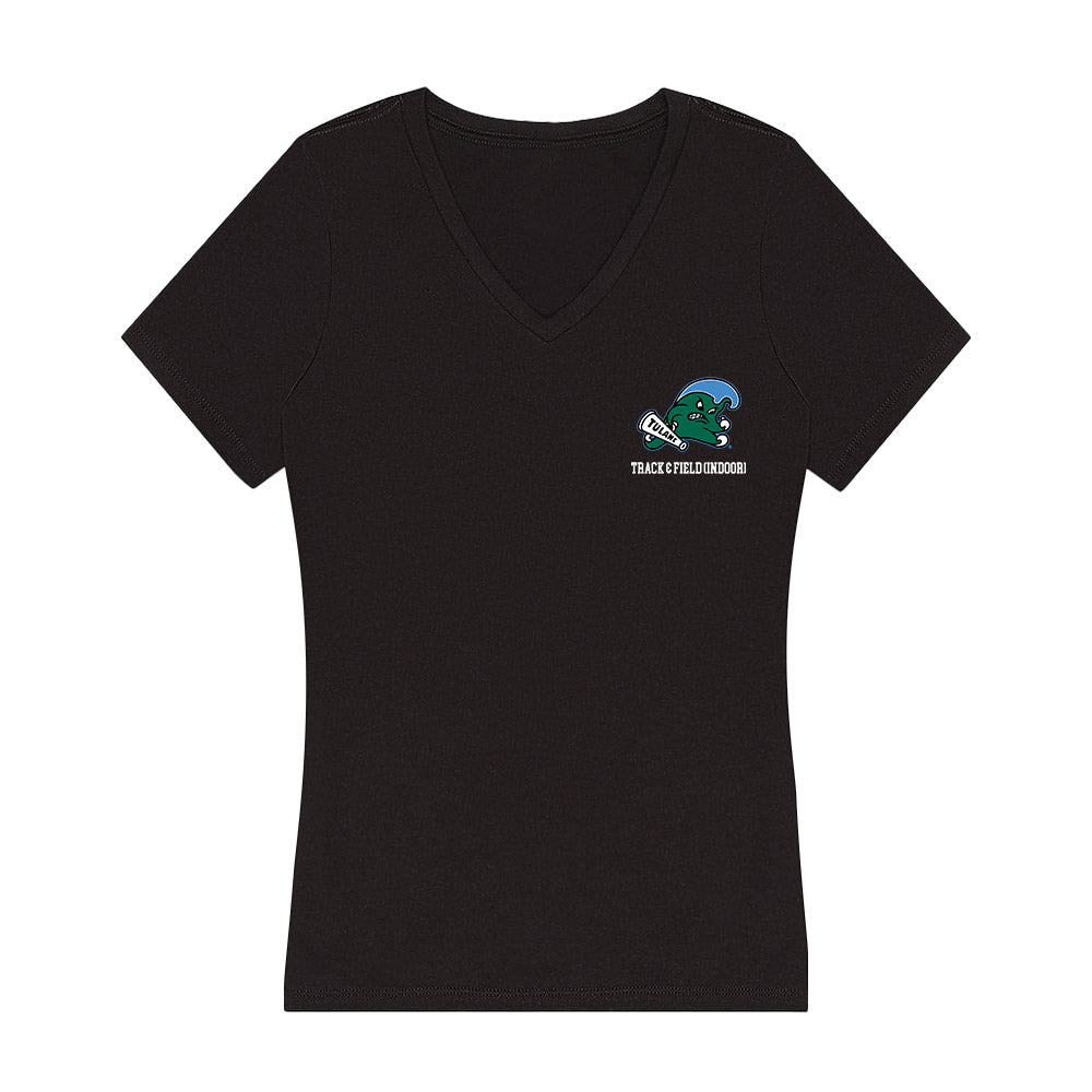 Tulane - NCAA Women's Track & Field : Presley Wolfe - Women's V-Neck T-Shirt-0