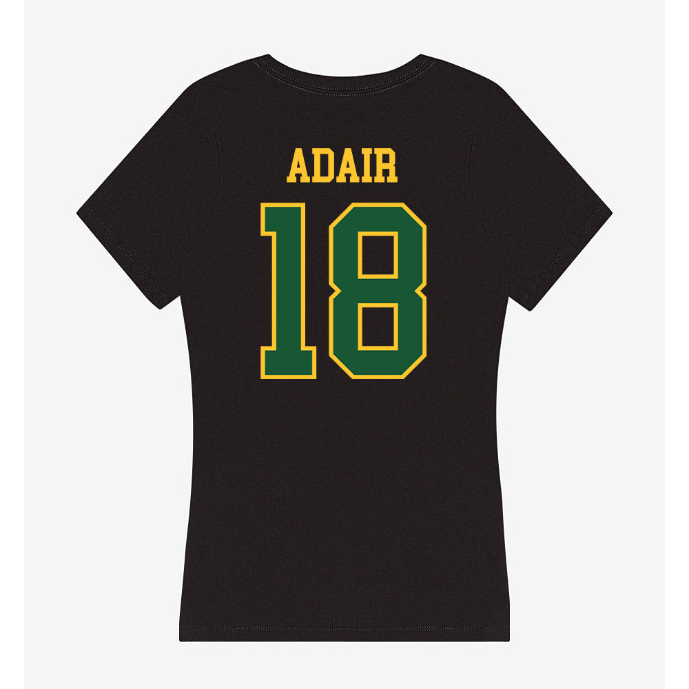 GMU - NCAA Men's Basketball : Emmett Adair - Women's V-Neck T-Shirt-1