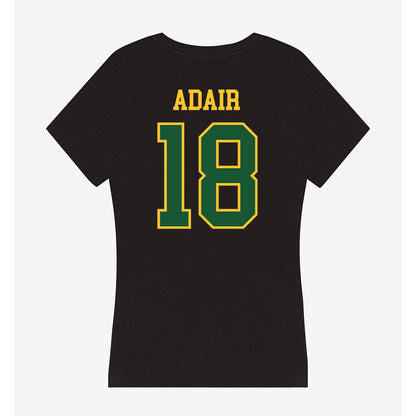GMU - NCAA Men's Basketball : Emmett Adair - Women's V-Neck T-Shirt-1