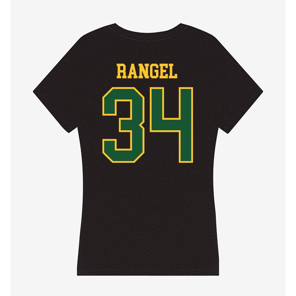 GMU - NCAA Softball : Alyssa Rangel - Women's V-Neck T-Shirt-1