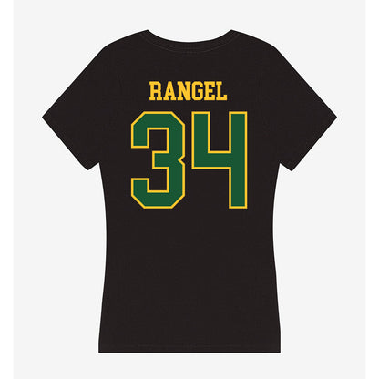 GMU - NCAA Softball : Alyssa Rangel - Women's V-Neck T-Shirt-1