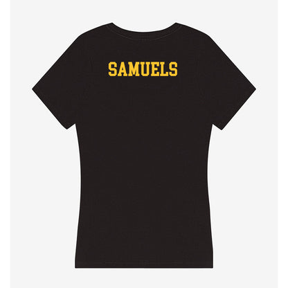 GMU - NCAA Men's Track & Field : Mason Samuels - Women's V-Neck T-Shirt-1