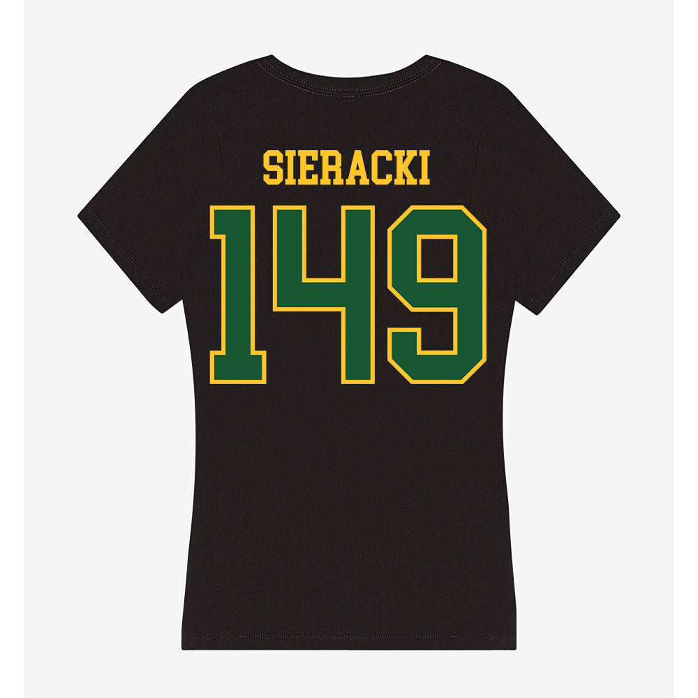 GMU - NCAA Wrestling : Keagan Sieracki - Women's V-Neck T-Shirt-1