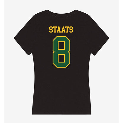 GMU - NCAA Softball : Madeline Staats - Women's V-Neck T-Shirt-1