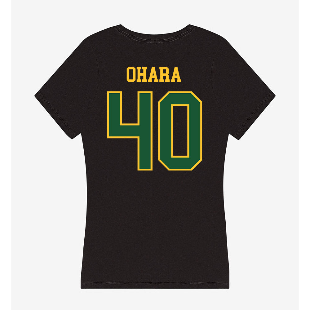 GMU - NCAA Baseball : Austin OHara - Women's V-Neck T-Shirt-1