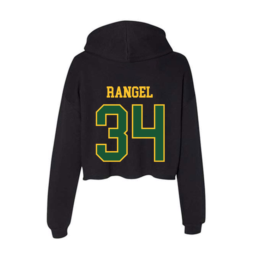 GMU - NCAA Softball : Alyssa Rangel - Women's Crop Fleece Hoodie-1