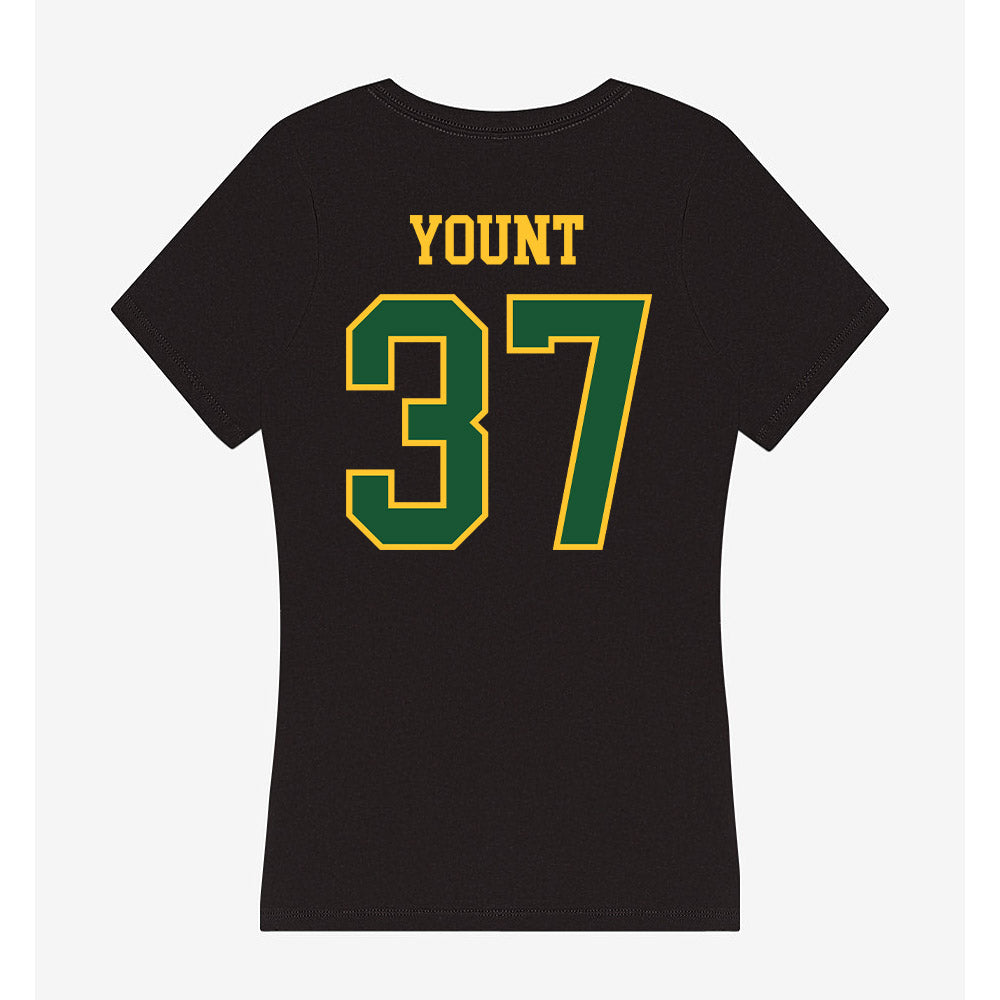 GMU - NCAA Baseball : Britt Yount - Women's V-Neck T-Shirt-1