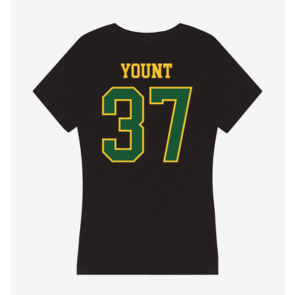 GMU - NCAA Baseball : Britt Yount - Women's V-Neck T-Shirt-1