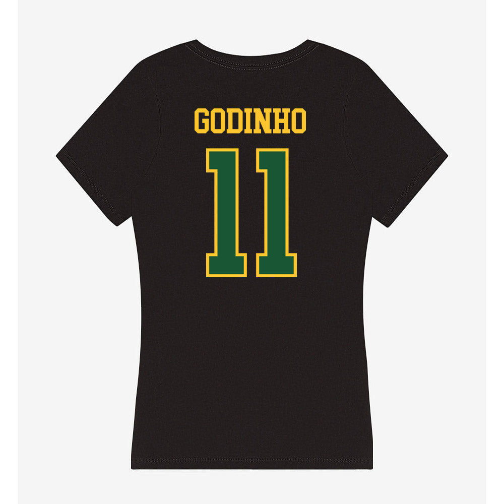 GMU - NCAA Men's Soccer : Jaime Godinho - Women's V-Neck T-Shirt-1