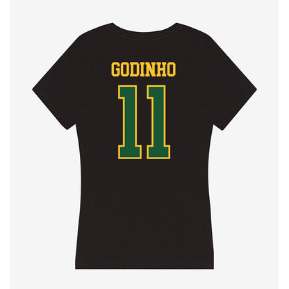 GMU - NCAA Men's Soccer : Jaime Godinho - Women's V-Neck T-Shirt-1