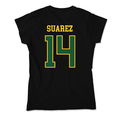 GMU - NCAA Women's Basketball : Paula Su�rez - Soft Style Women’s T-Shirt-1