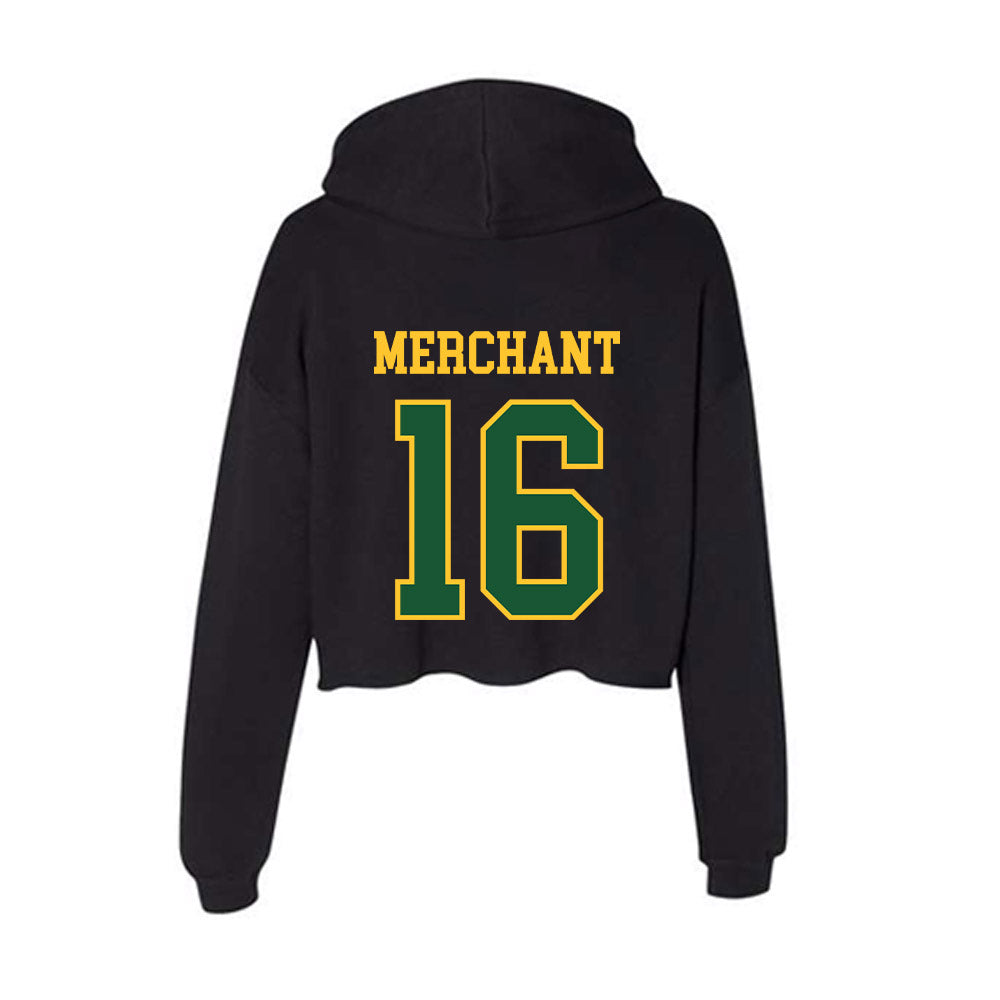 GMU - NCAA Women's Soccer : Abigail Merchant - Women's Crop Fleece Hoodie-1