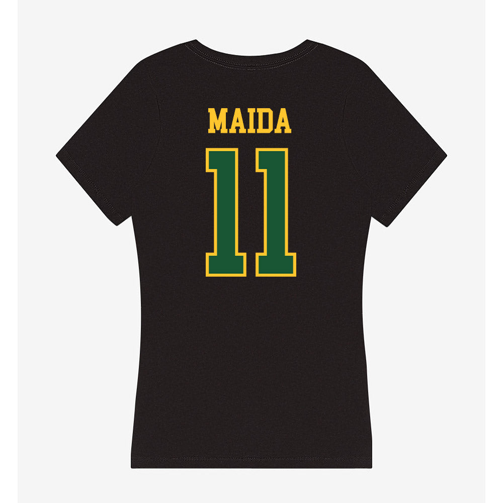 GMU - NCAA Women's Soccer : Kasey Maida - Women's V-Neck T-Shirt-1
