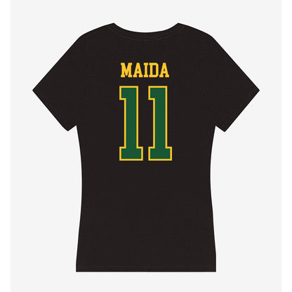 GMU - NCAA Women's Soccer : Kasey Maida - Women's V-Neck T-Shirt-1