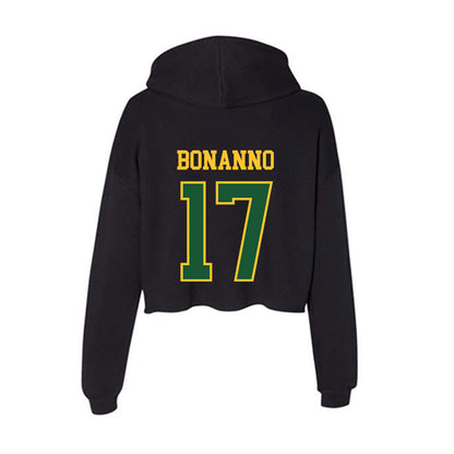 GMU - NCAA Women's Soccer : Adriana Bonanno - Women's Crop Fleece Hoodie-1