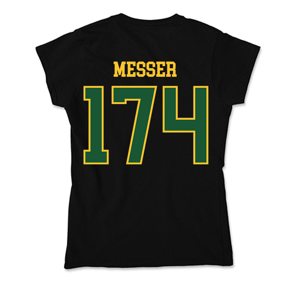 GMU - NCAA Wrestling : Logan Messer - Soft Style Women’s T-Shirt-1