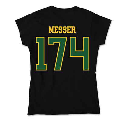 GMU - NCAA Wrestling : Logan Messer - Soft Style Women’s T-Shirt-1