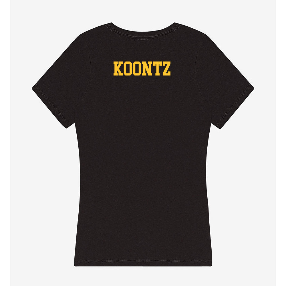 GMU - NCAA Men's Track & Field : Lance Koontz - Women's V-Neck T-Shirt-1