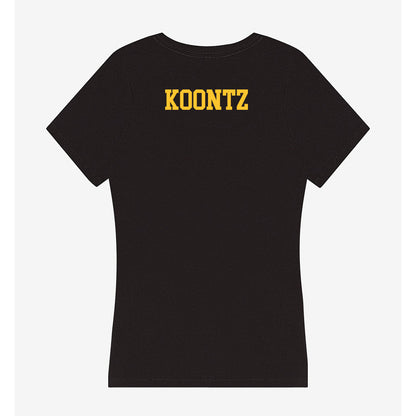 GMU - NCAA Men's Track & Field : Lance Koontz - Women's V-Neck T-Shirt-1