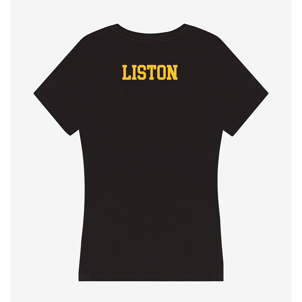 GMU - NCAA Women's Swimming & Diving : Landry Liston - Women's V-Neck T-Shirt-1