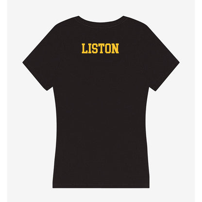 GMU - NCAA Women's Swimming & Diving : Landry Liston - Women's V-Neck T-Shirt-1