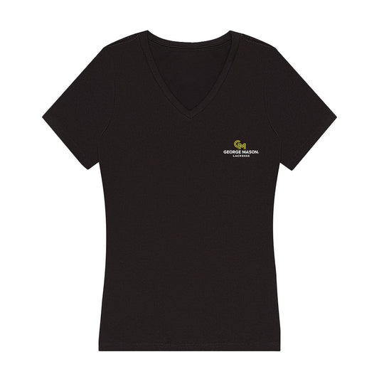 GMU - NCAA Women's Lacrosse : Emily Barnette - Women's V-Neck T-Shirt-0