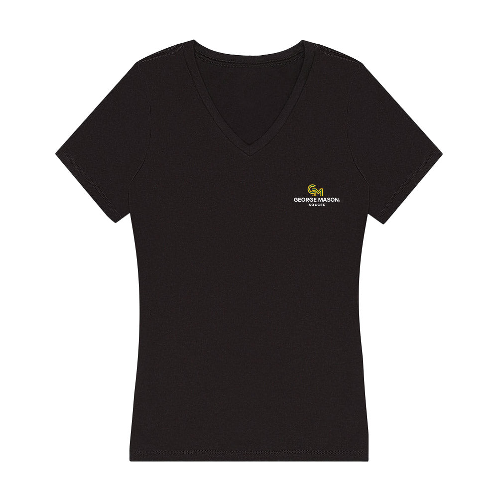 GMU - NCAA Men's Soccer : Jaime Godinho - Women's V-Neck T-Shirt-0