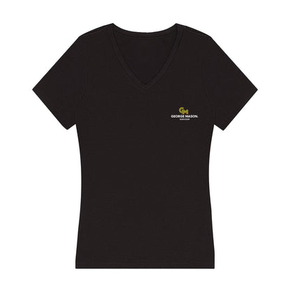 GMU - NCAA Men's Soccer : Jaime Godinho - Women's V-Neck T-Shirt-0