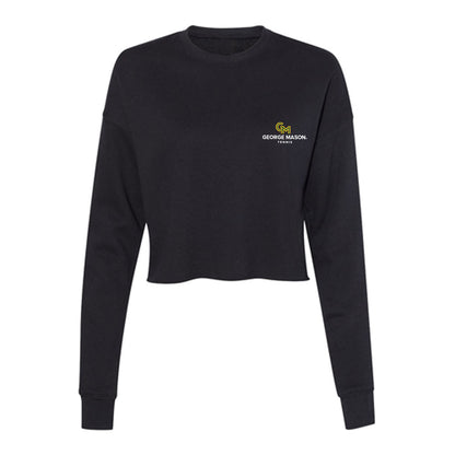 GMU - NCAA Men's Tennis : Nicholas Novitski - Women's Cropped Crew Fleece-0
