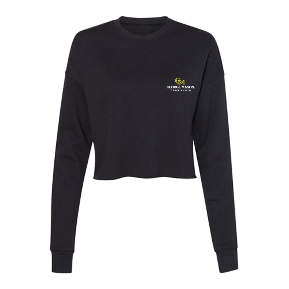 GMU - NCAA Women's Track & Field : Laila Thomas - Women's Cropped Crew Fleece-0