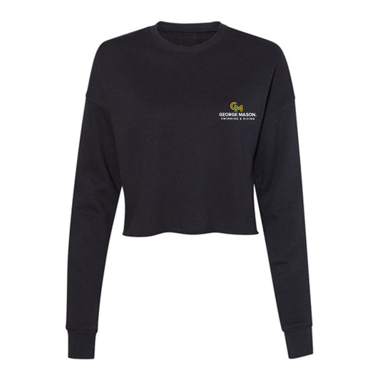 GMU - NCAA Women's Swimming & Diving : Sidney Kaufman - Women's Cropped Crew Fleece-0