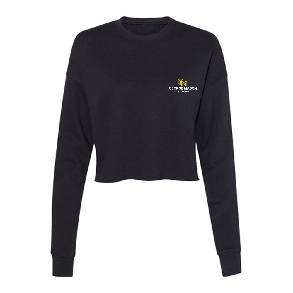GMU - NCAA Women's Rowing : Anabela Shearer - Women's Cropped Crew Fleece-0