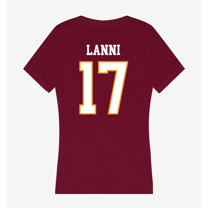 Loyola - NCAA Women's Soccer : Mia Lanni - Women's V-Neck T-Shirt-1
