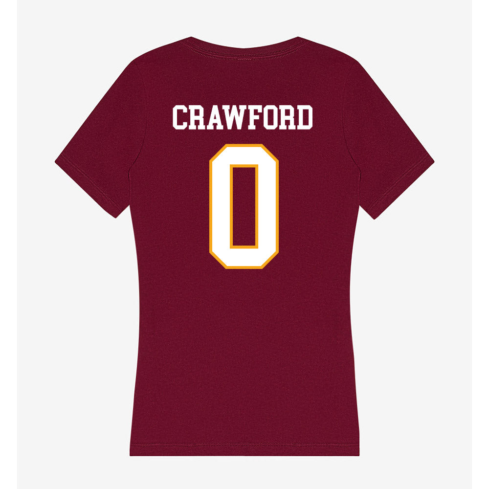 Loyola - NCAA Men's Soccer : Aidan Crawford - Women's V-Neck T-Shirt-1