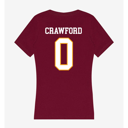 Loyola - NCAA Men's Soccer : Aidan Crawford - Women's V-Neck T-Shirt-1