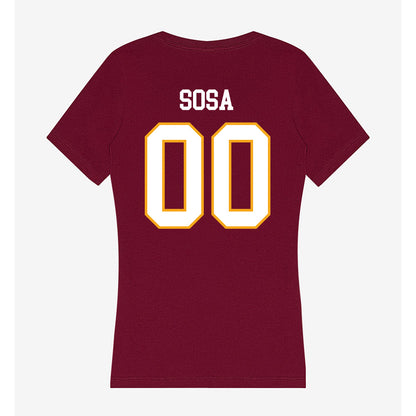 Loyola - NCAA Men's Volleyball : Aleksandar Sosa - Women's V-Neck T-Shirt-1