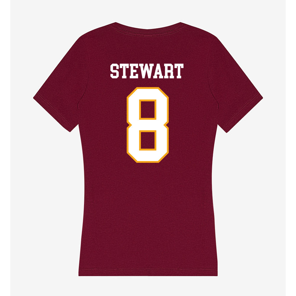 Loyola - NCAA Men's Soccer : Seth Stewart - Women's V-Neck T-Shirt-1