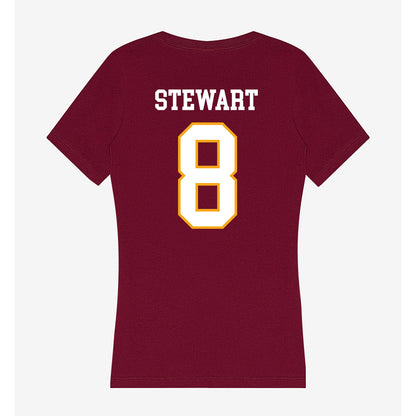 Loyola - NCAA Men's Soccer : Seth Stewart - Women's V-Neck T-Shirt-1