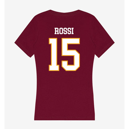 Loyola - NCAA Women's Soccer : Emily Rossi - Women's V-Neck T-Shirt-1