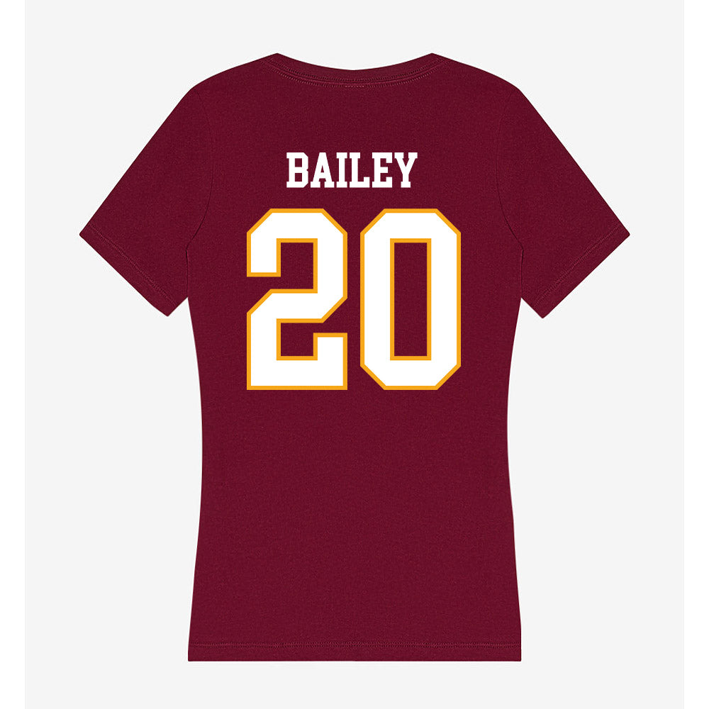 Loyola - NCAA Men's Soccer : Grant Bailey - Women's V-Neck T-Shirt-1