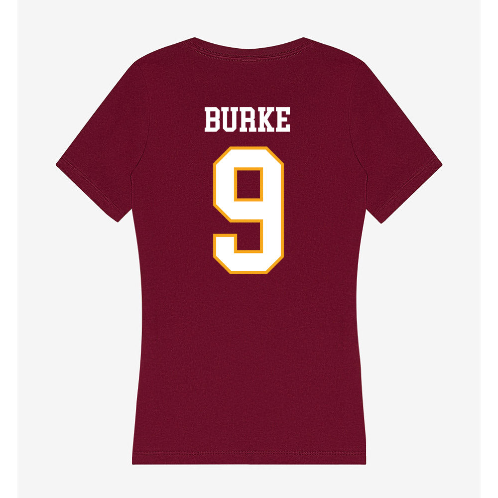 Loyola - NCAA Women's Volleyball : Kaitlyn Burke - Women's V-Neck T-Shirt-1