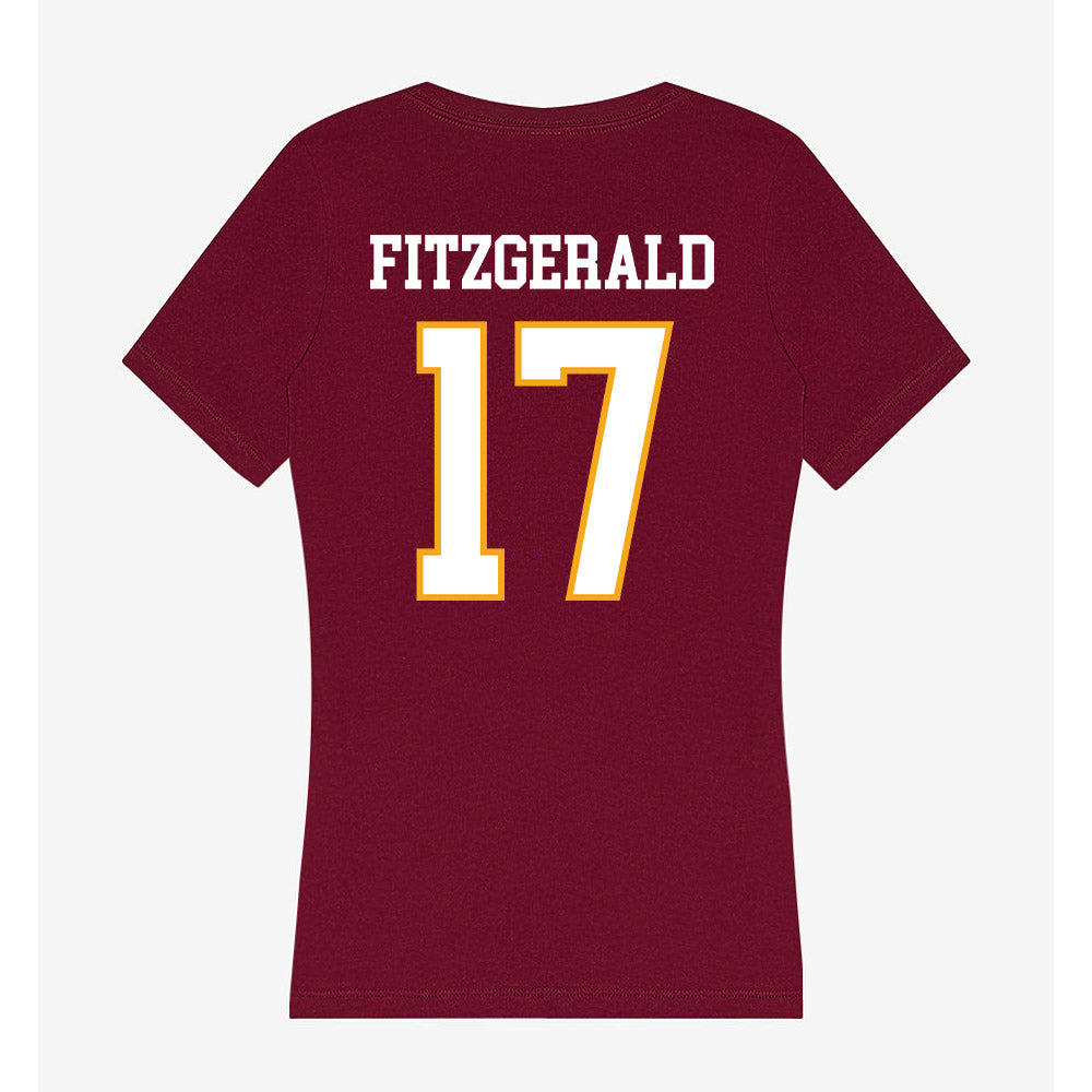 Loyola - NCAA Women's Soccer : Annie Fitzgerald - Women's V-Neck T-Shirt-1