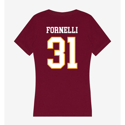 Loyola - NCAA Women's Soccer : Mary Fornelli - Women's V-Neck T-Shirt-1
