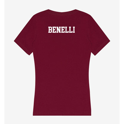 Loyola - NCAA Men's Cross Country : Francesco Benelli - Women's V-Neck T-Shirt-1