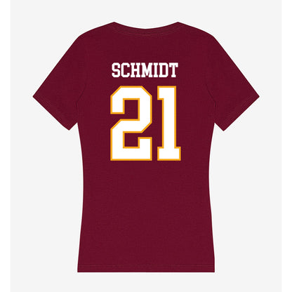 Loyola - NCAA Women's Soccer : Maggie Schmidt - Women's V-Neck T-Shirt-1