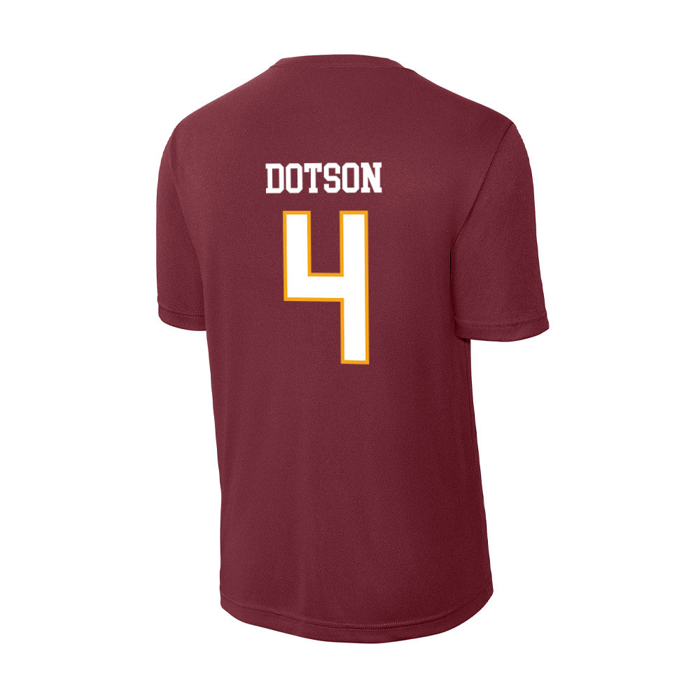 Loyola - NCAA Men's Basketball : Kayde Dotson - Activewear T-Shirt-1